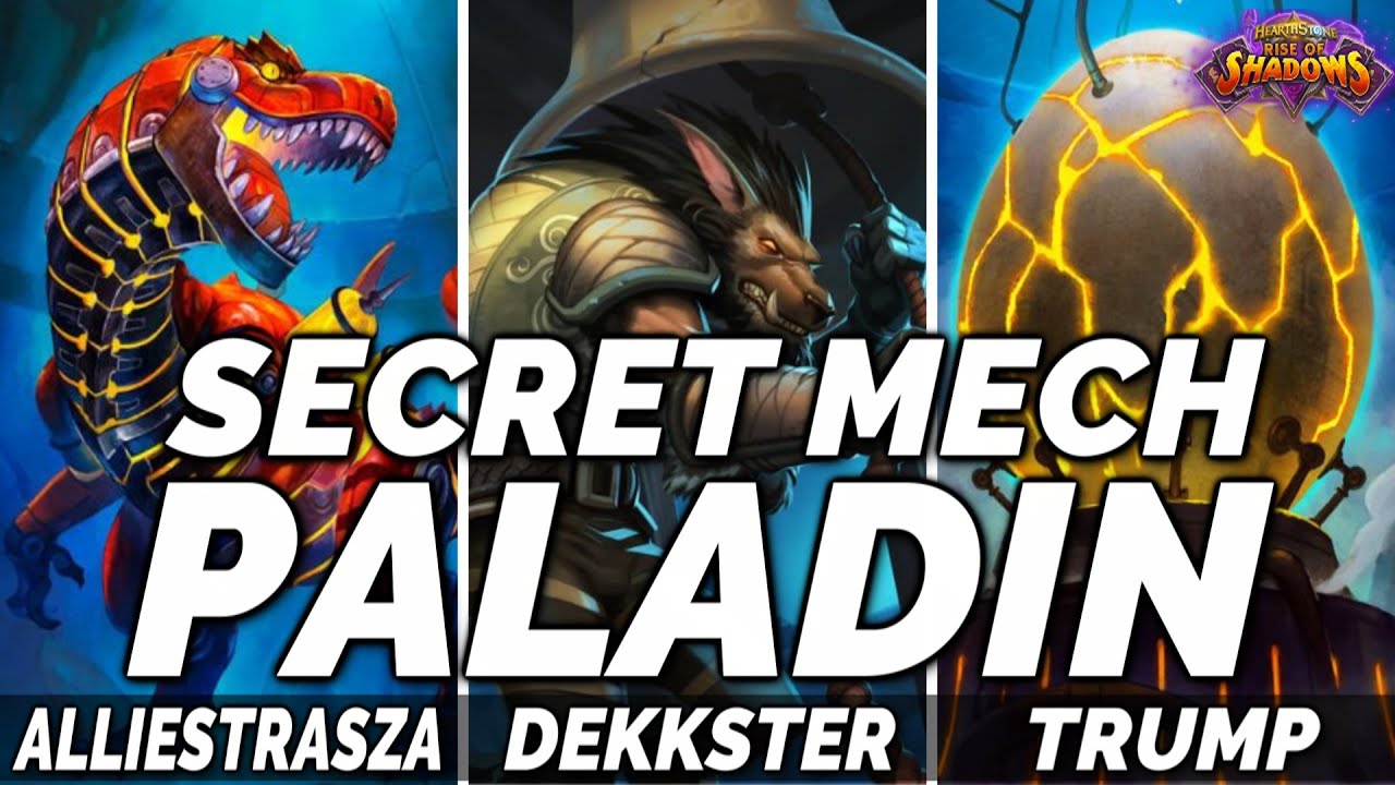 SECRET MECH PALADIN STANDARD DECK HearthStone Rise of Shadows RoS