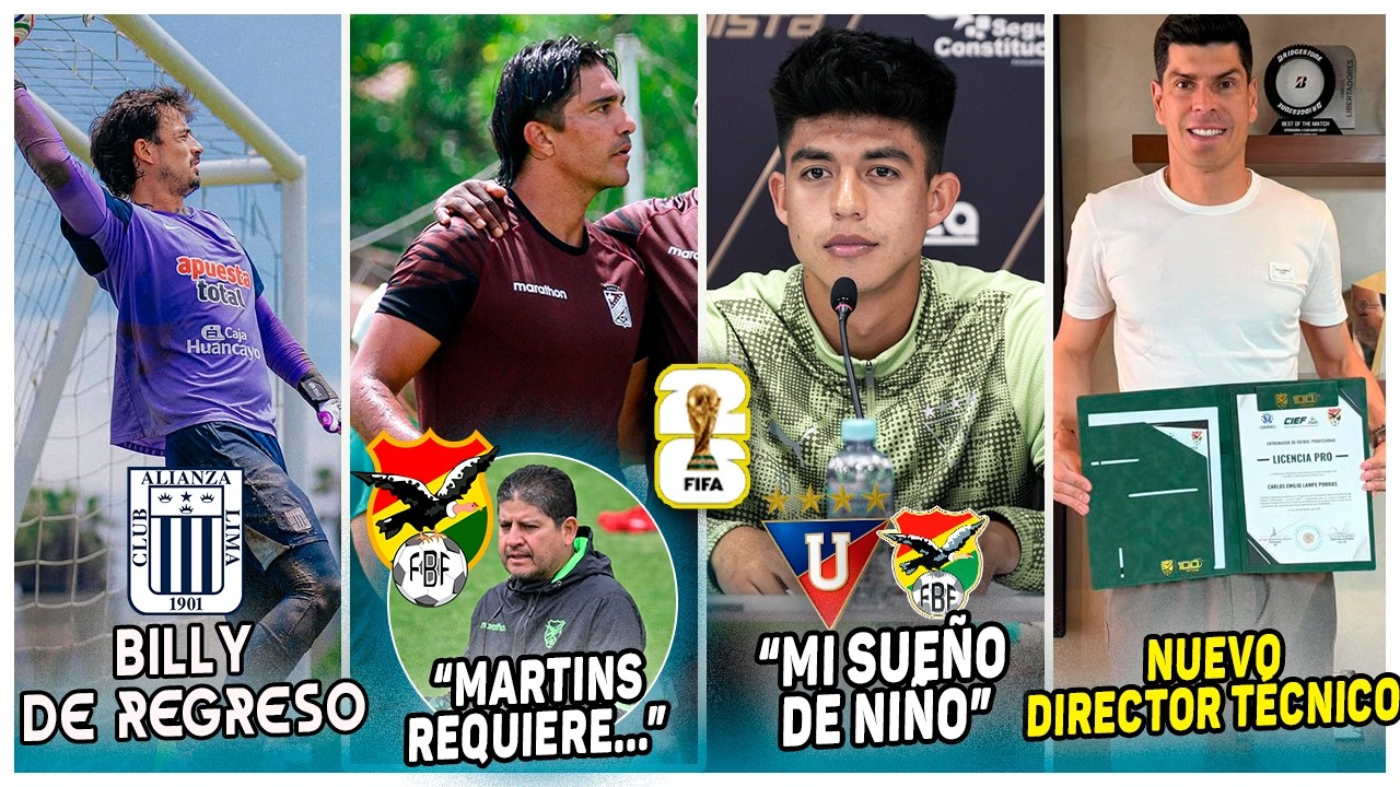 VILLEGAS Y EL PEDIDO A MARTINS | VILLAMIL el SUEÑO MUNDIALISTA | LAMPE es NUEVO DT |BILLY RECUPERADO