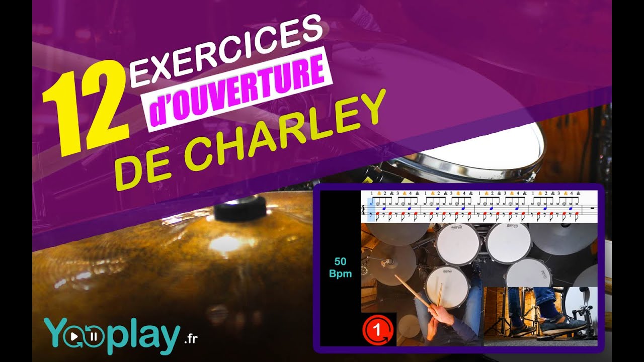 Batterie : 12 Exercices de Charleston