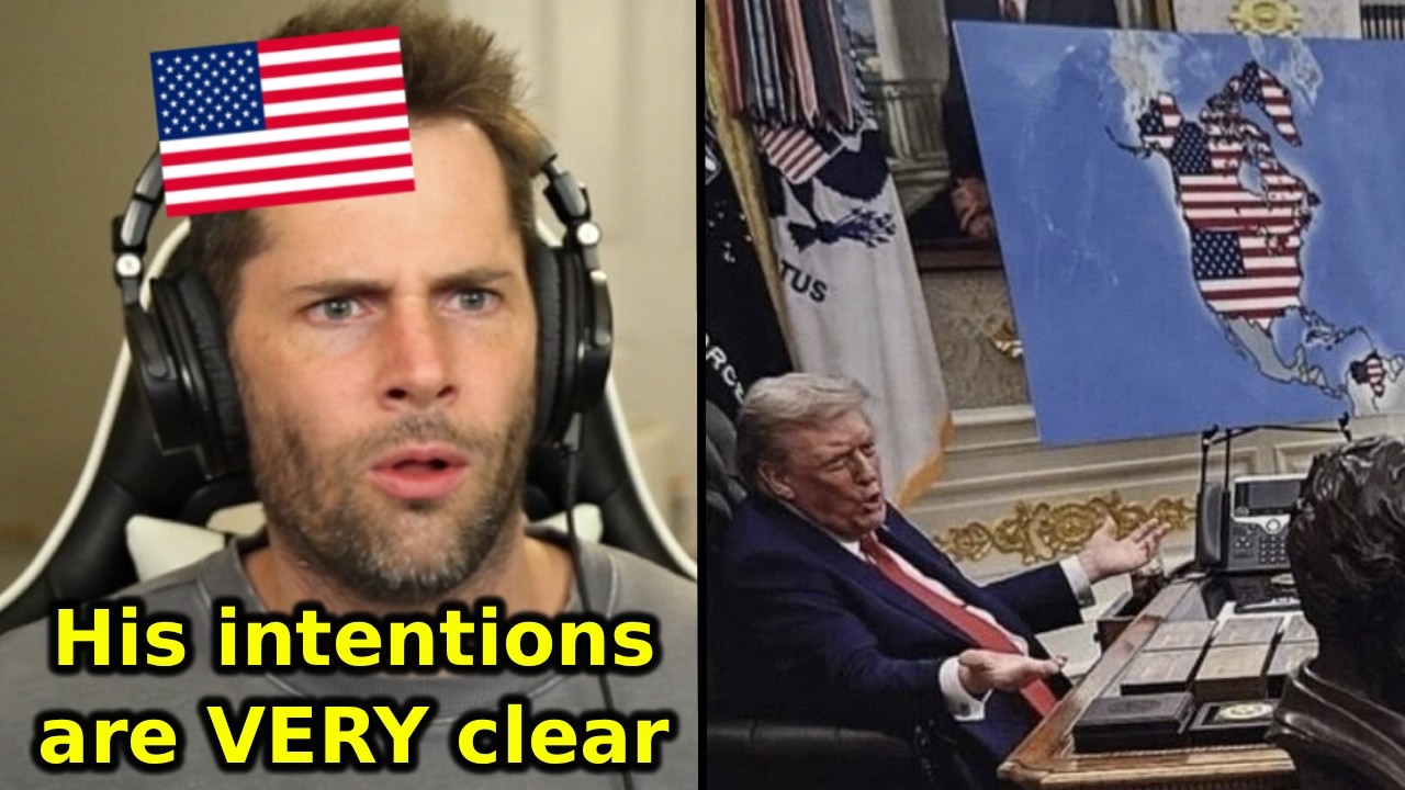 Trump Posted an INSANE Photo of Canada as the 51st State (American Reaction)