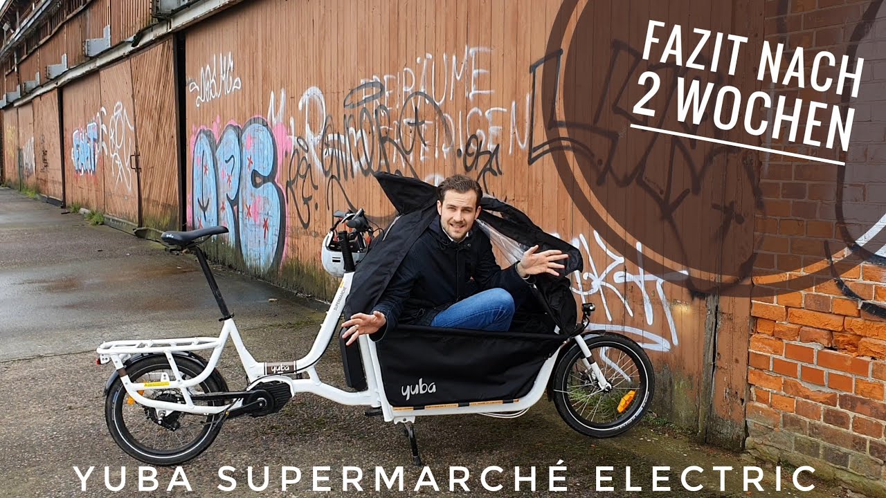 Yuba Supermarche Electric Cargobike Test - Vor- und Nachteile und Fazit nach 2 Wochen im Alltag