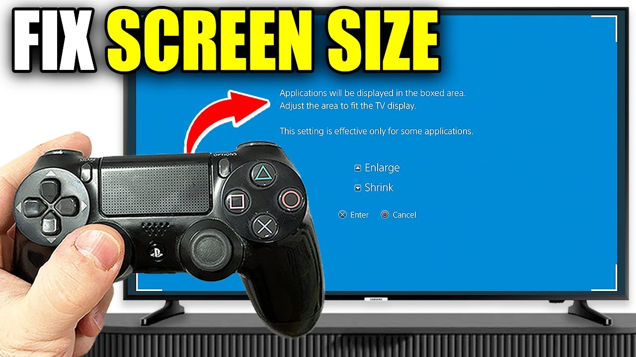 How To Adjust Screen Size On PS4 - Easy Guide