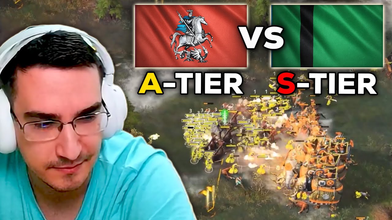 Rus (Beasty) vs Delhi (May) Pro 1v1 in AOE4...