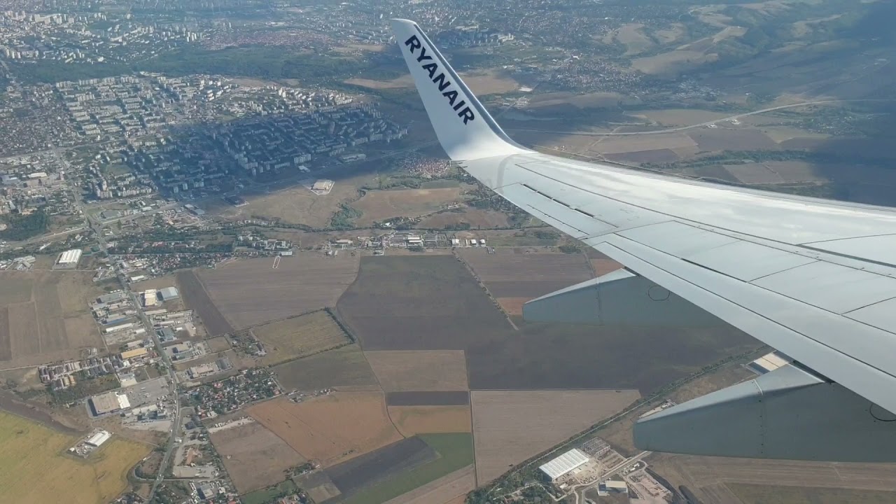 Flight Sofia to Barcelona, Ryanair 737-800. September 2021