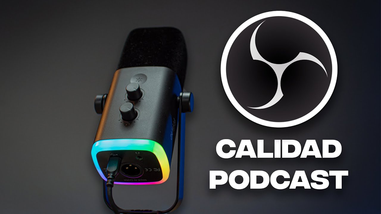 ¡MEJORA la CALIDAD de AUDIO de tu micrófono en OBS Studio!