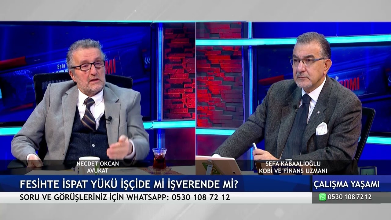 FESİHTE İSPAT YÜKÜ İŞÇİDE Mİ İŞVERENDE Mİ? | ÇALIŞMA YAŞAMI | Sefa Kabaalioğlu - Necdet Okcan