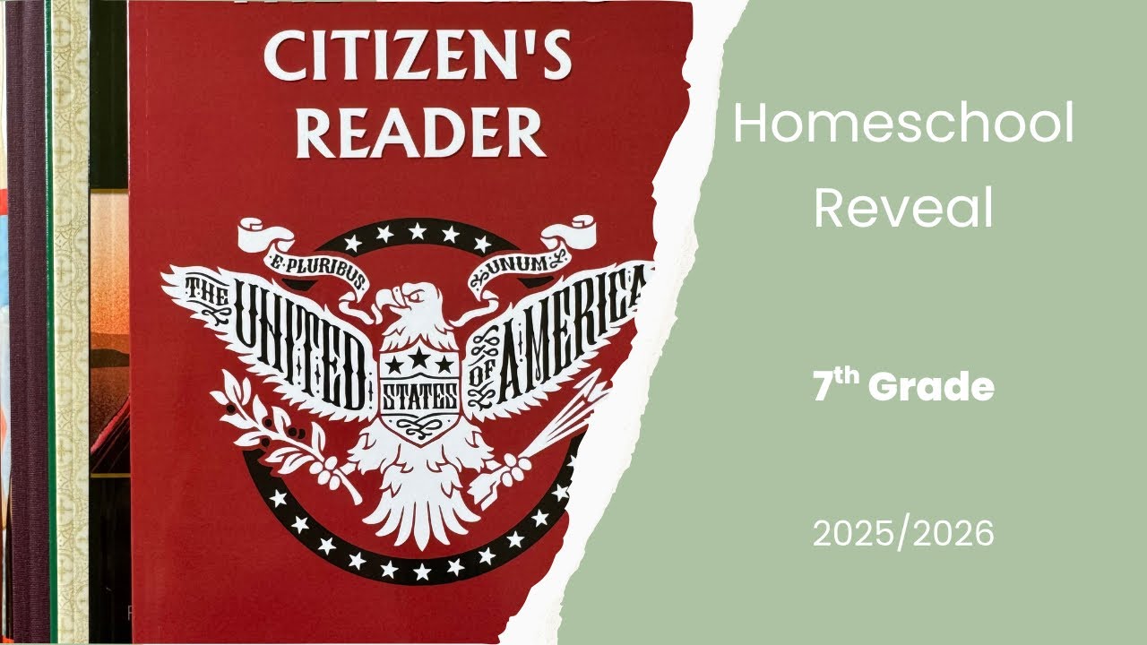 7th Grade Homeschool Reveal for the 2025/26 academic year