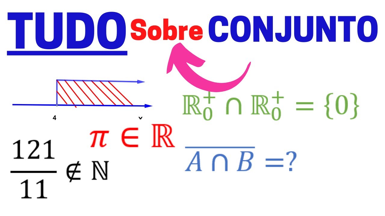 TEORIA DE CONJUNTO, Intercessão, união, intervalos numérico, números reais, complementar, 10 classe.