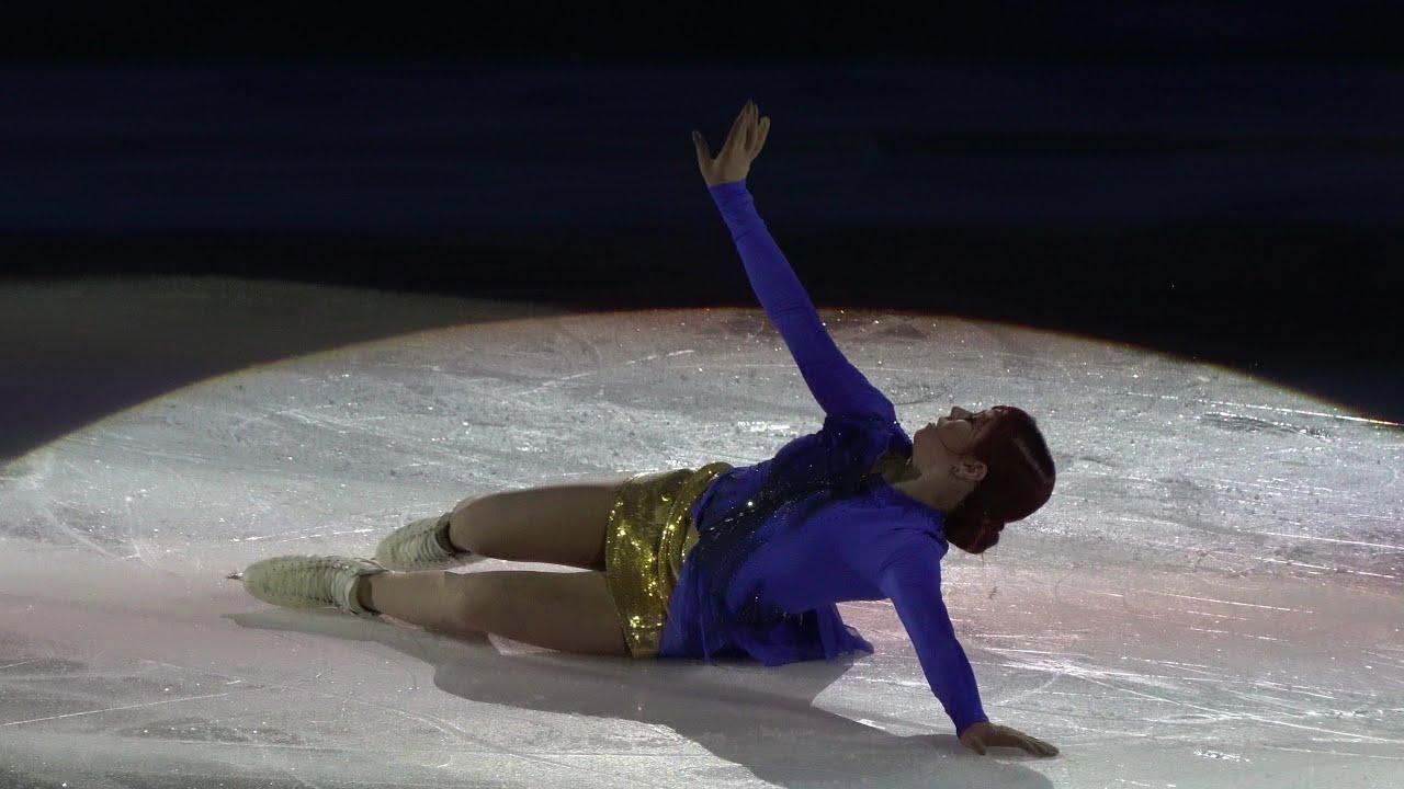 Alexandra Trusova at the show 