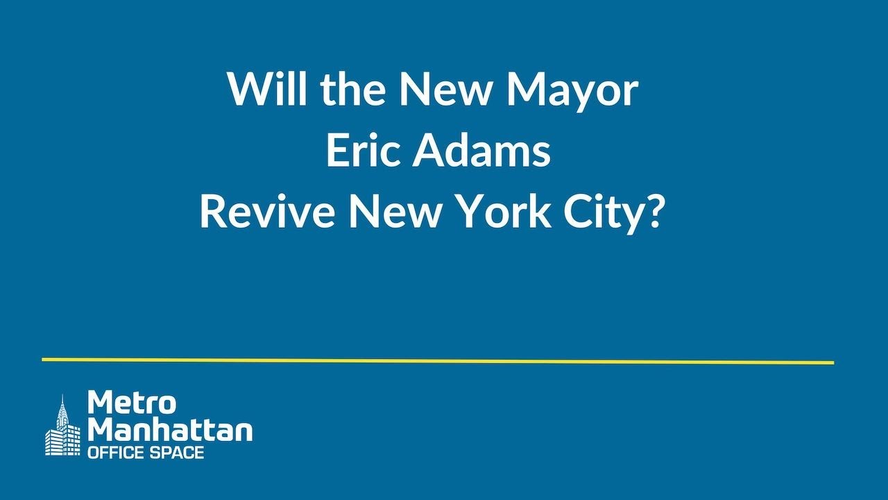 Will the New Mayor Eric Adams Fix New York City? His First Steps.