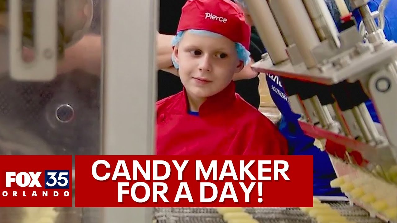 Boy's wish to become candy maker for day granted by Make-A-Wish Foundation