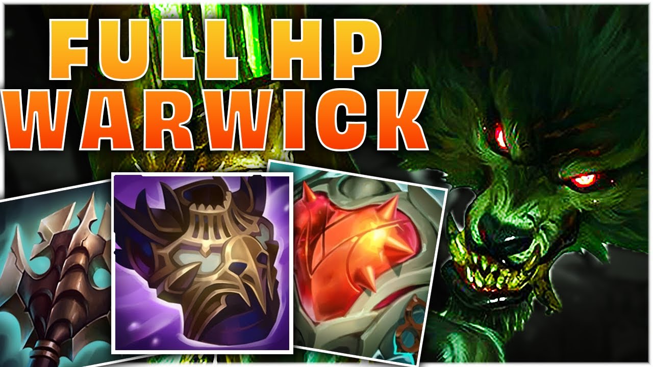 FULL HP WARWICK Jungle Build! | Heartsteel, Titanic Hydra, Overlord&rsquo;s Bloodmail | League of Legends
