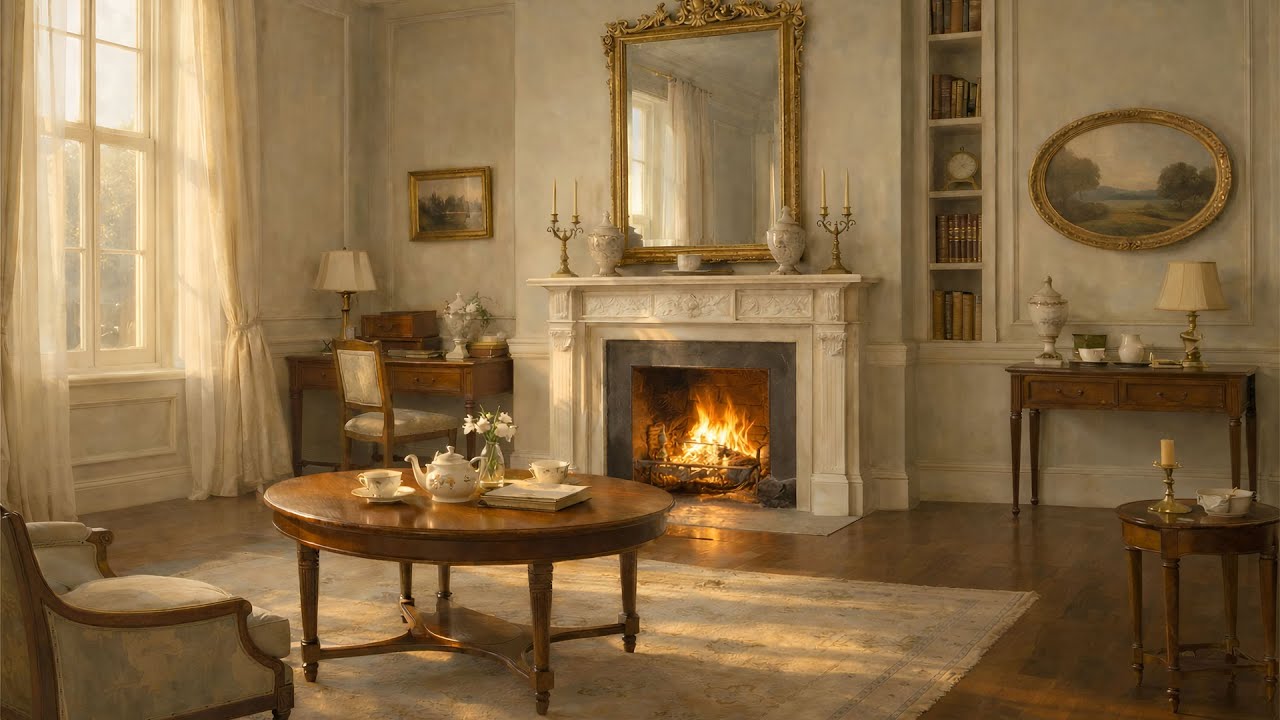 Quiet Regency Morning | Elegant Room Ambience (Pride & Prejudice Inspired)