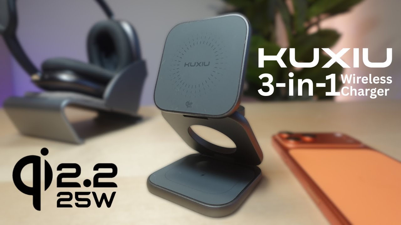 ЛУЧШЕЕ зарядное устройство 3-в-1 QI 2.2 от KUXIU iPhone Accessories