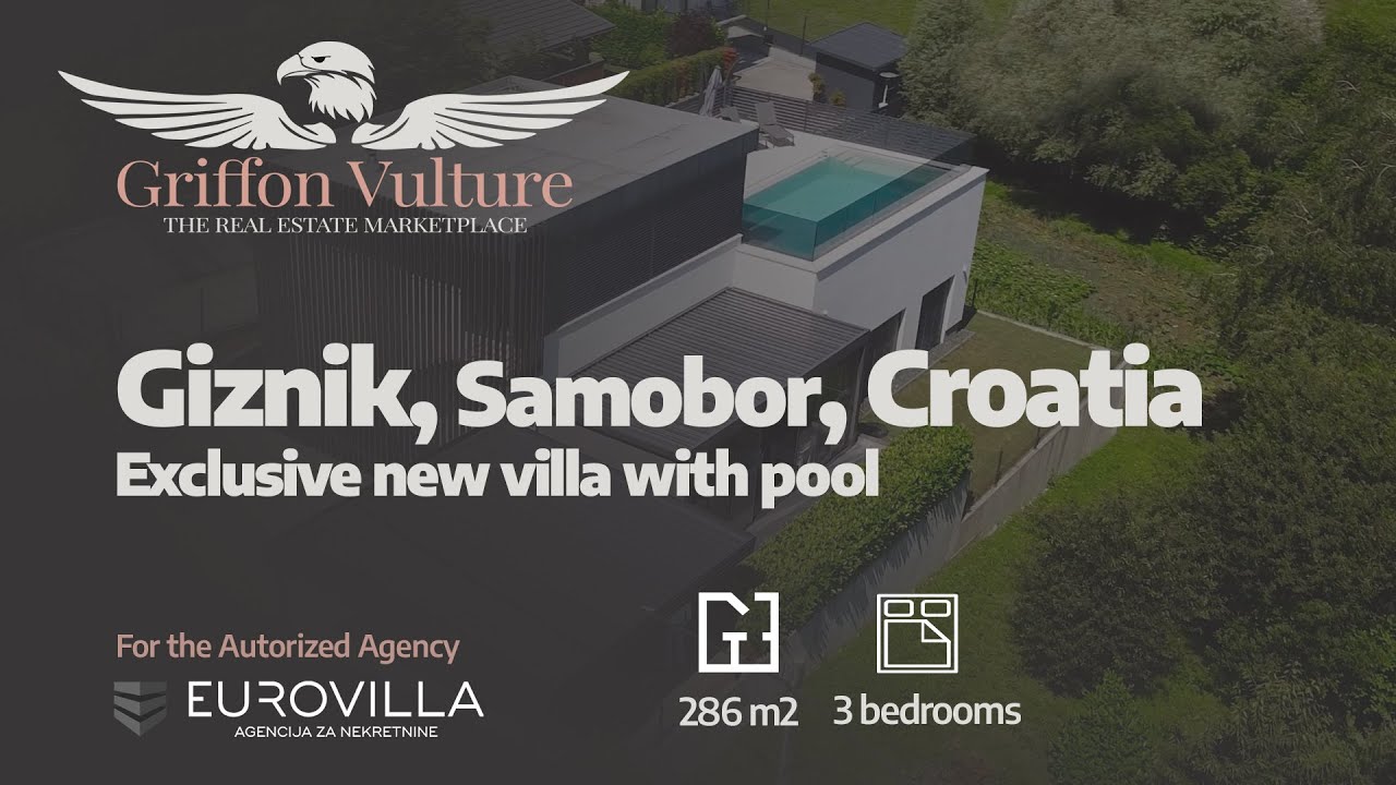 Griffon Vulture - Eurovilla - Samobor, Giznik EXCLUSIVE NEW BUILDING villa 286m2 on a plot of 500m2