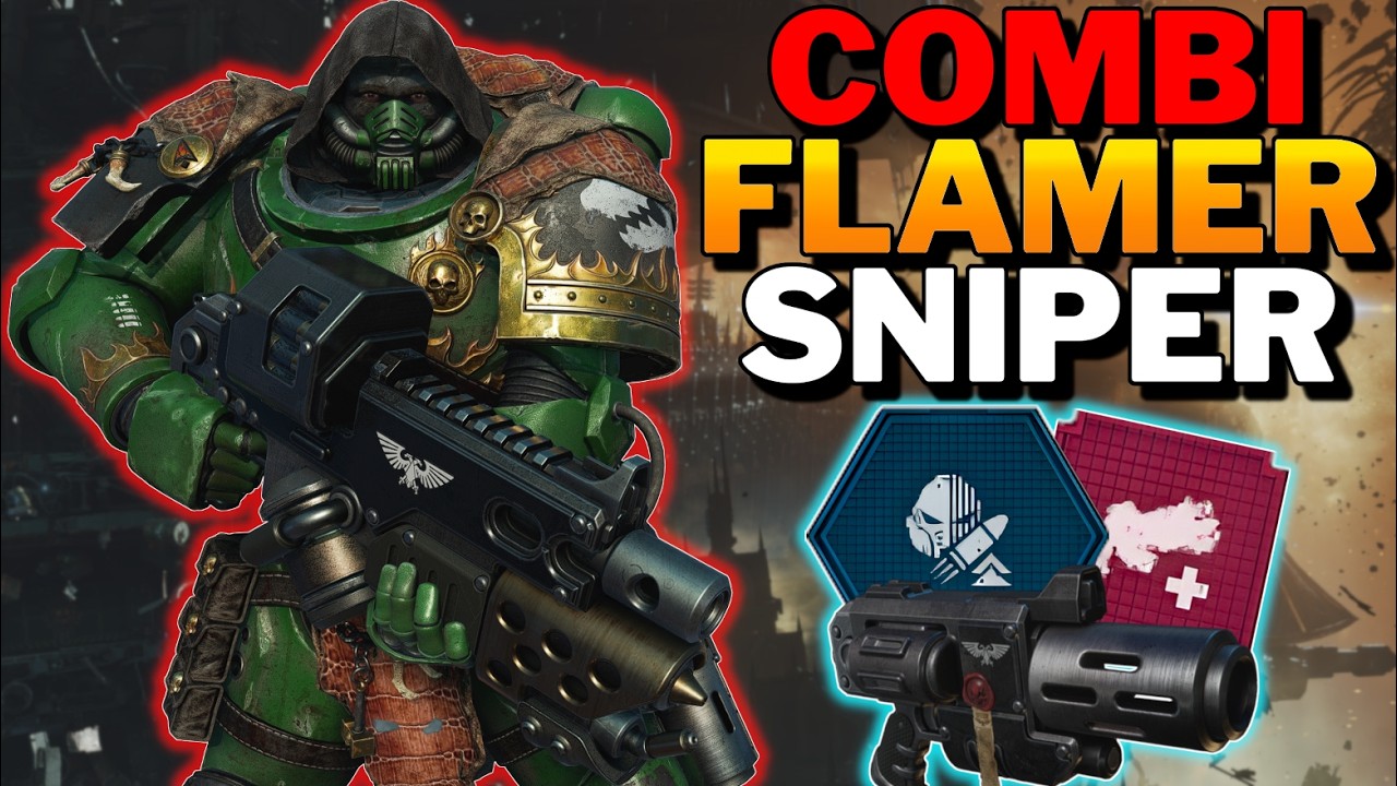 Sniper INCINERATES Tyranid Swarms With Heroic Combi Flamer -True Solo Absolute | Space Marine 2