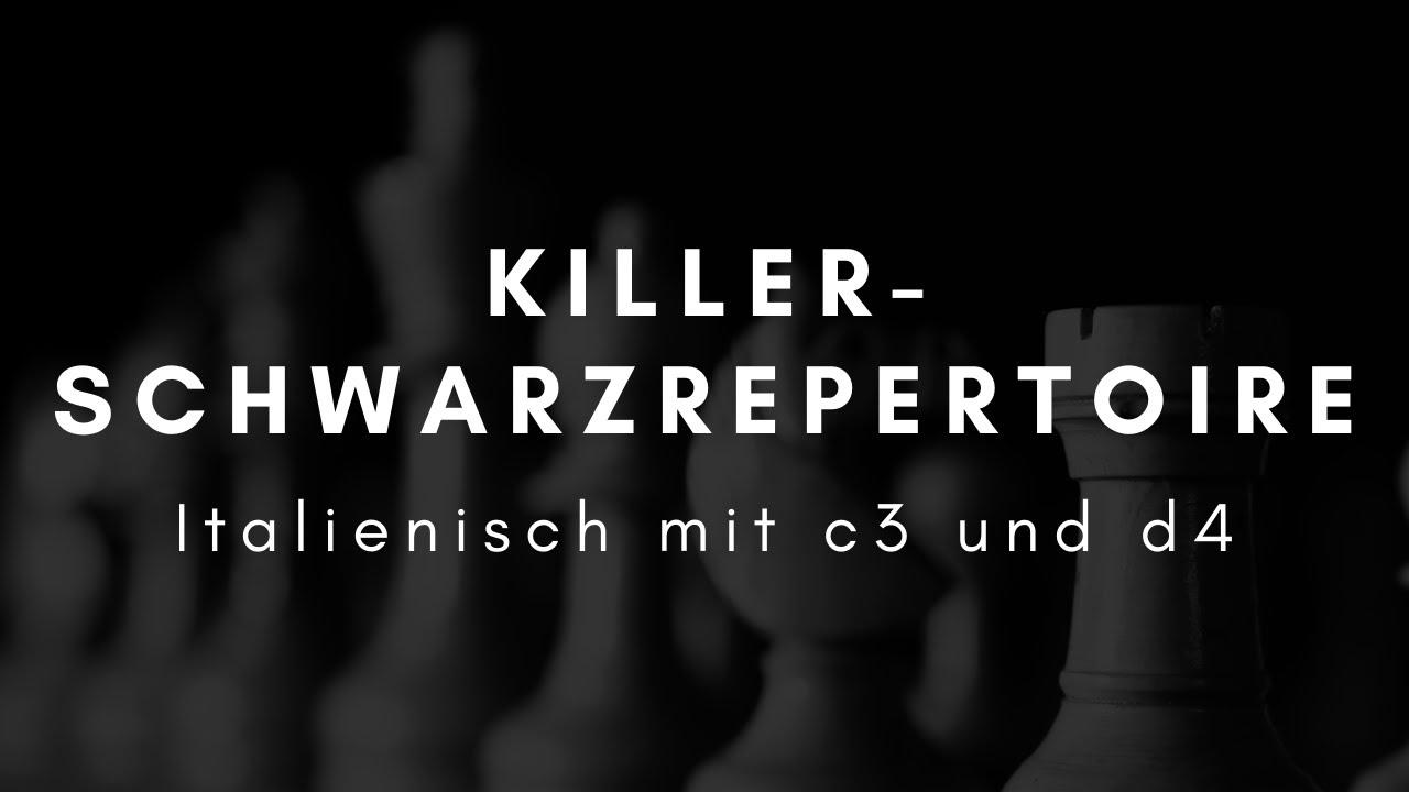 Aggressives Italienisch mit c3 und d4 (Greco-Angriff) als Schwarzer crushen!