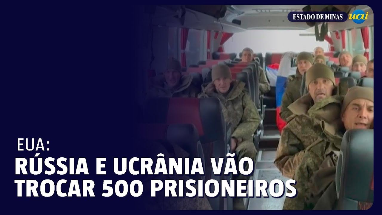 Ucrânia e Rússia vão trocar 500 prisioneiros de guerra