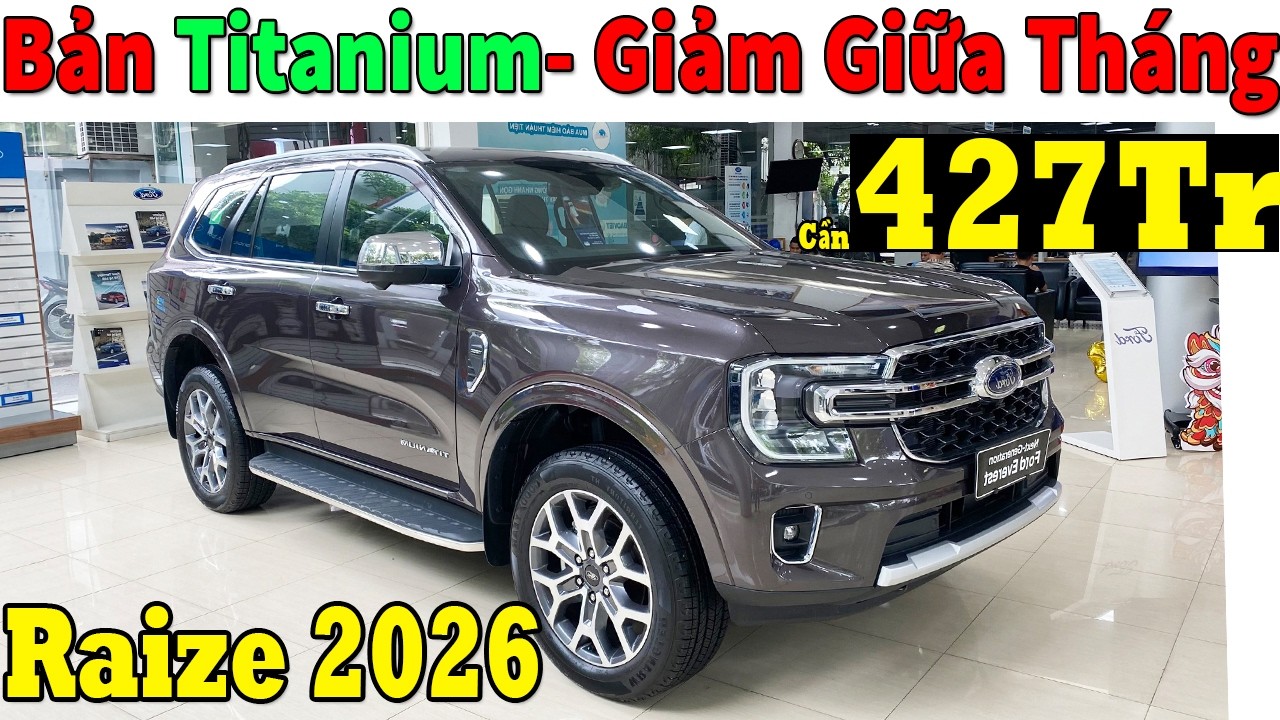 ✅Giá Khuyến Mại Ford Everest Titanium Giữa Tháng 3, Bản Đủ Dễ Chốt| Lăn Bánh Everest Mới | Topcarvn