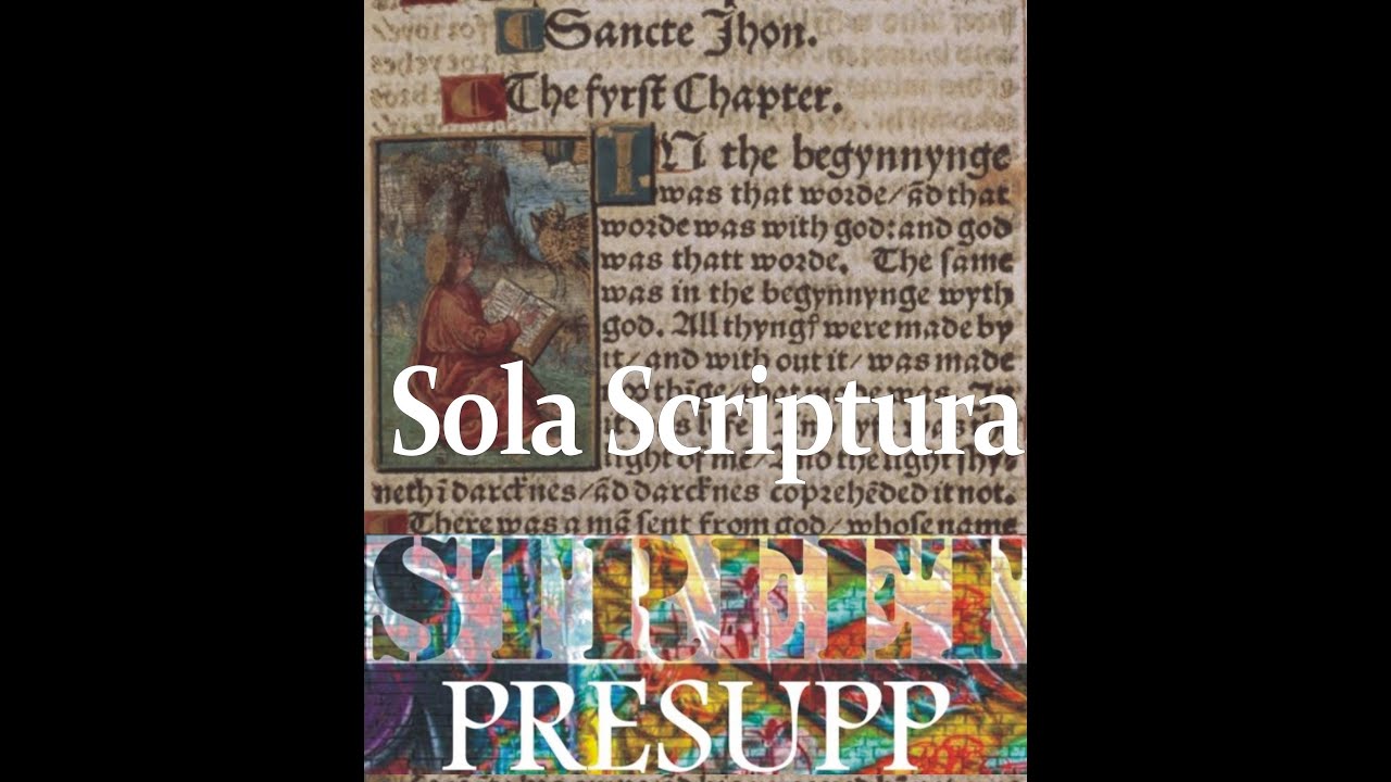 Scripture Over Tradition Because, Sola Scriptura