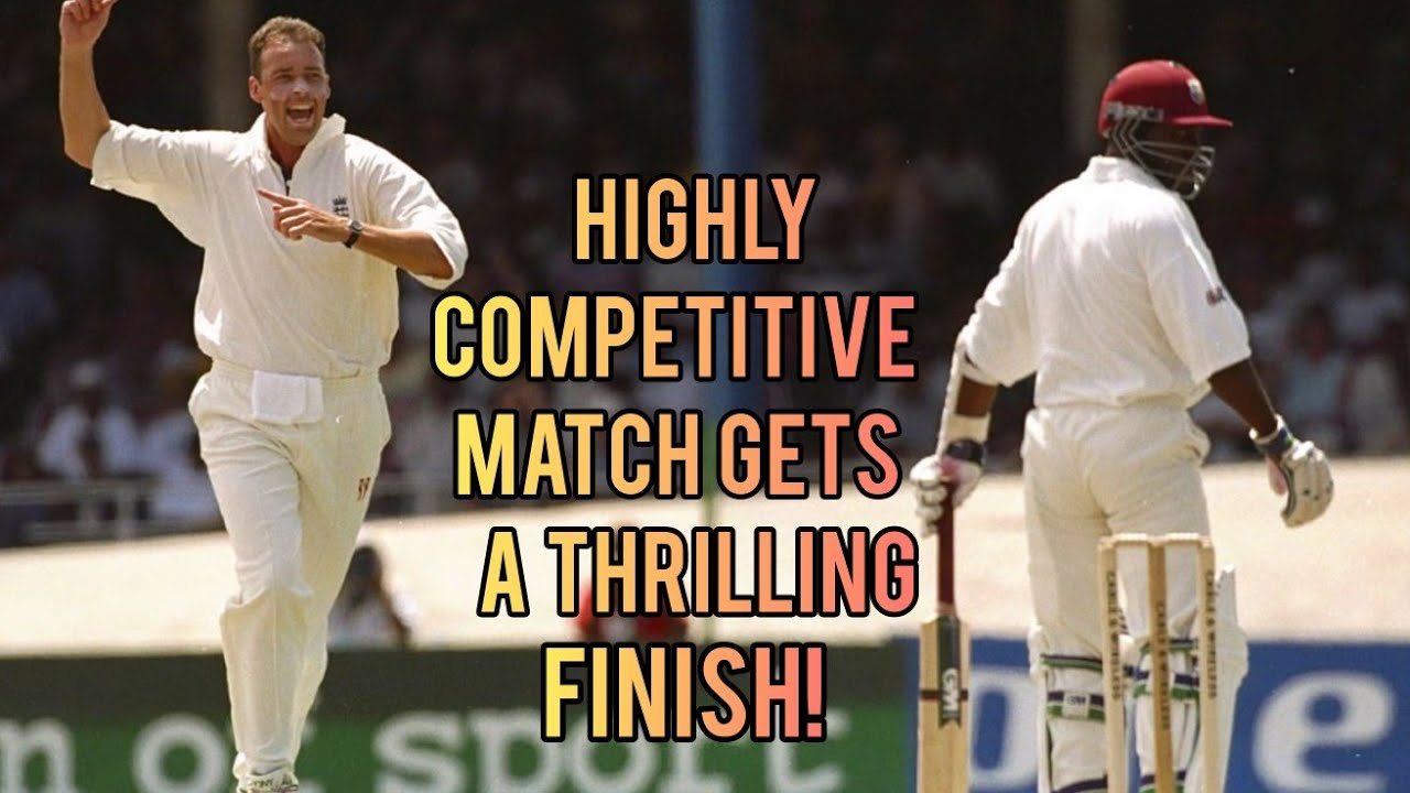 Highly Competitive Match Gets A Thrilling Finish! | England V West Indies | 3rd Test 1998