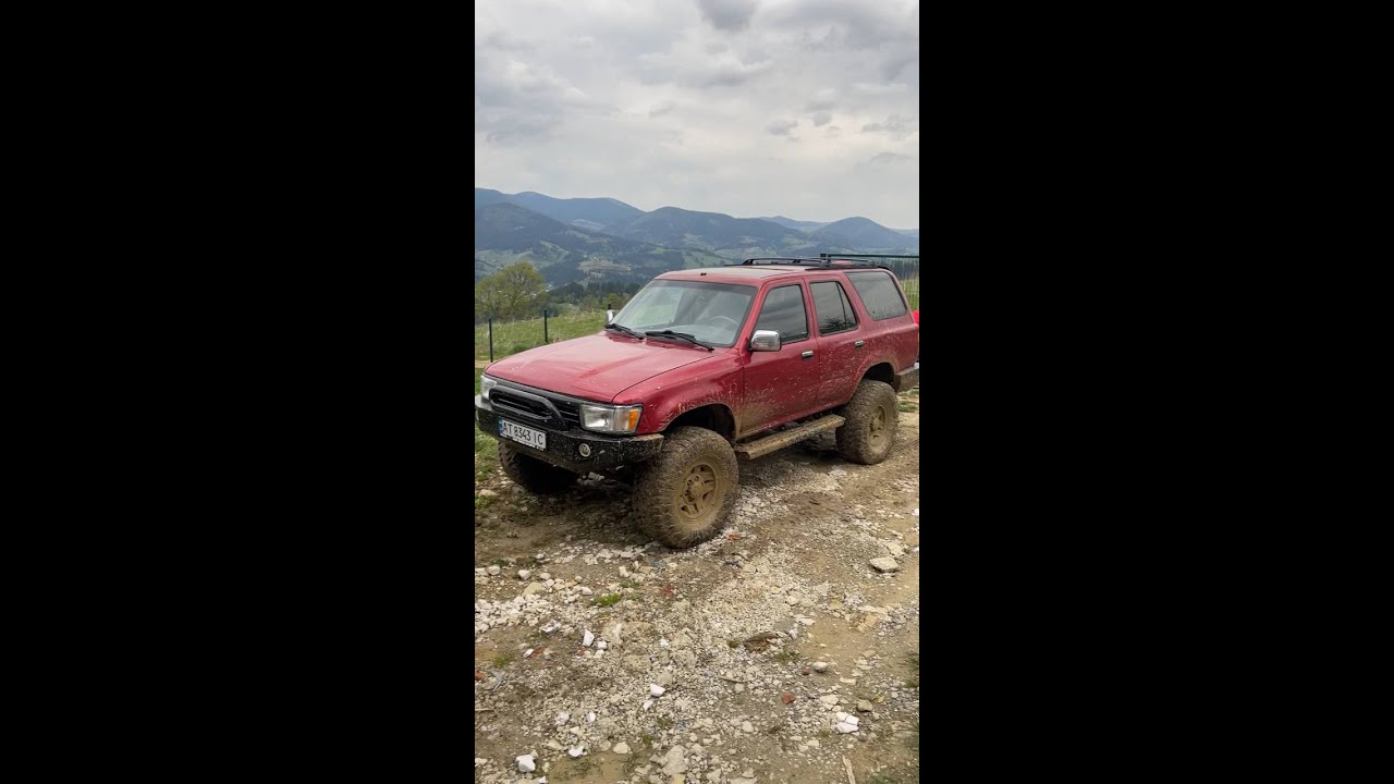 Доставка вікон на L200 | Вигулюю Toyota 4runner карпатами.
