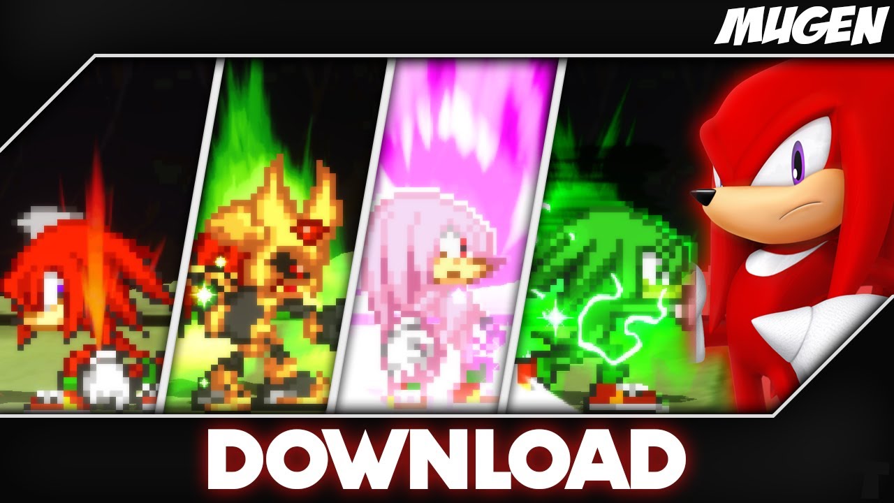 Knuckles All forms By Micheal22