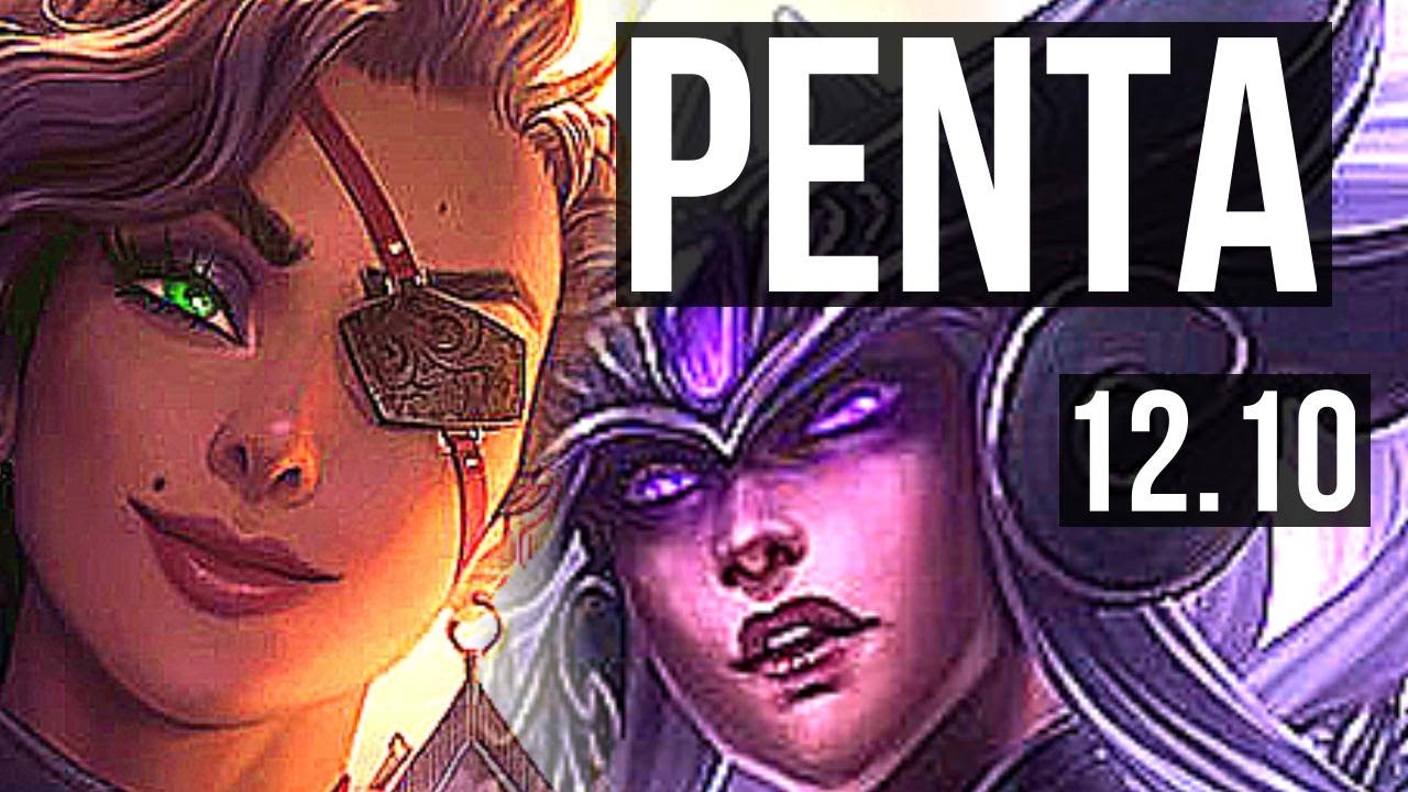 SAMIRA & Rakan vs SYNDRA & Senna (ADC) | Penta, 68% winrate, 17/3/11, Legendary | EUW Master | 12.10