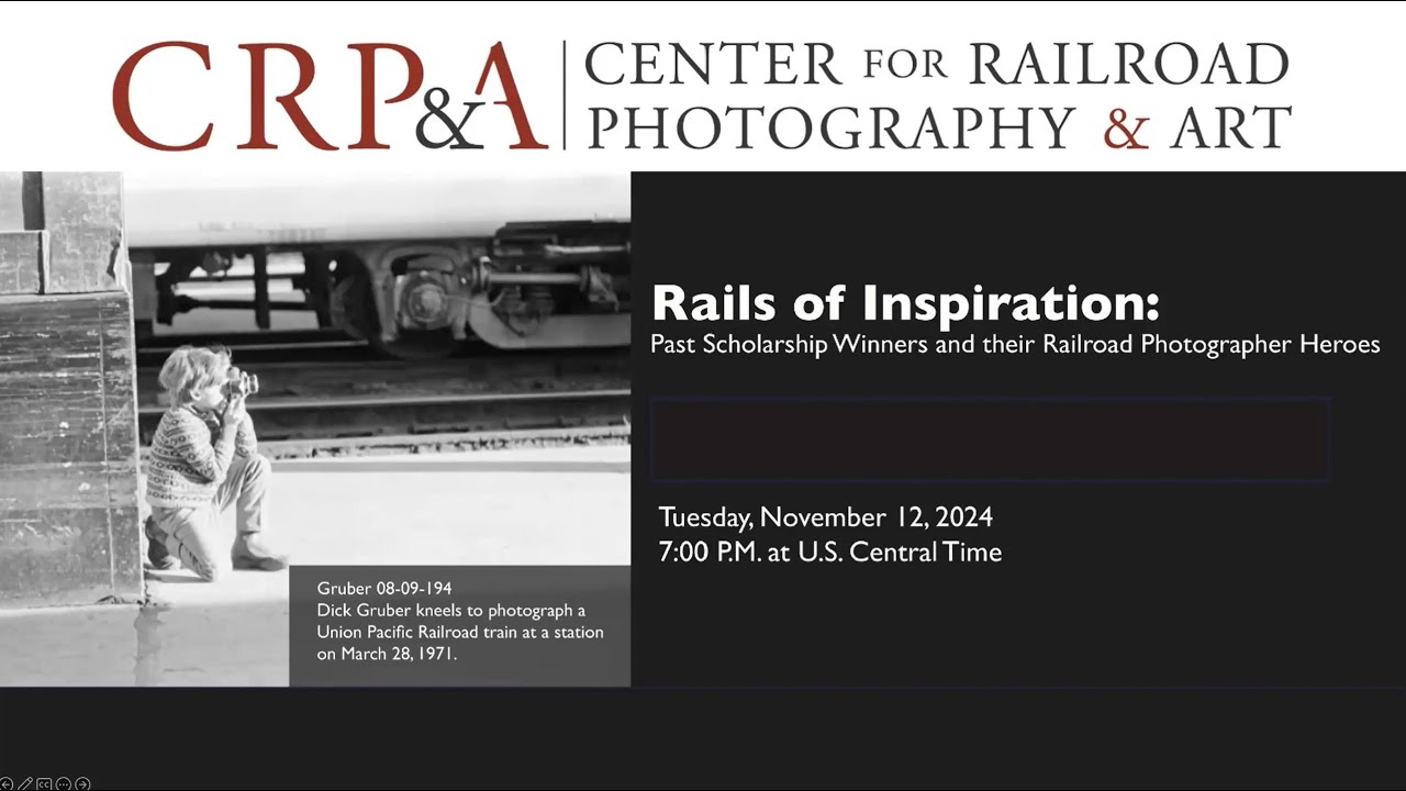 Rails of Inspiration: Past Scholarship Winners and their Railroad Photography