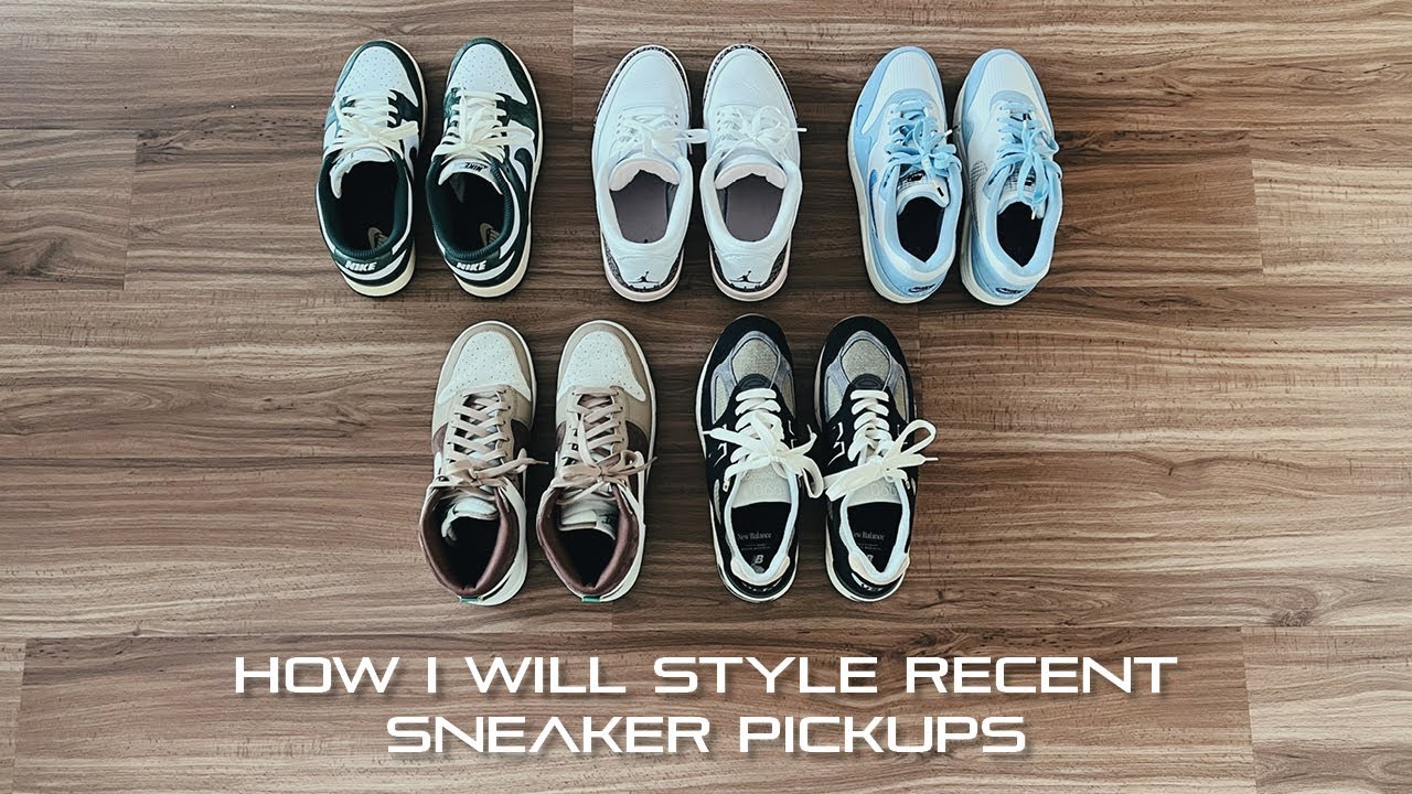 How I will style recent sneaker pickups | New Balance 990v2, Air Jordan 3 Dark Mocha, and more