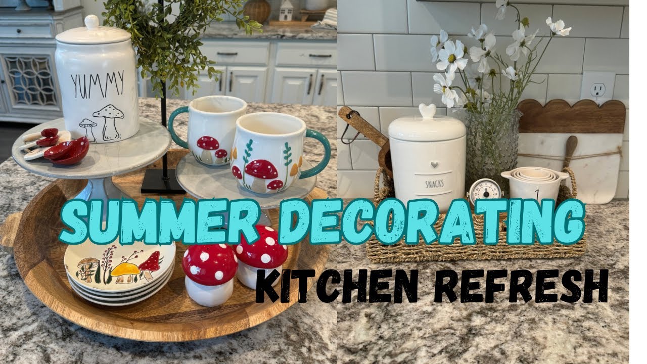 NEW! KITCHEN DECORATE WITH ME || LATE SUMMER IDEAS & INSPIRATION