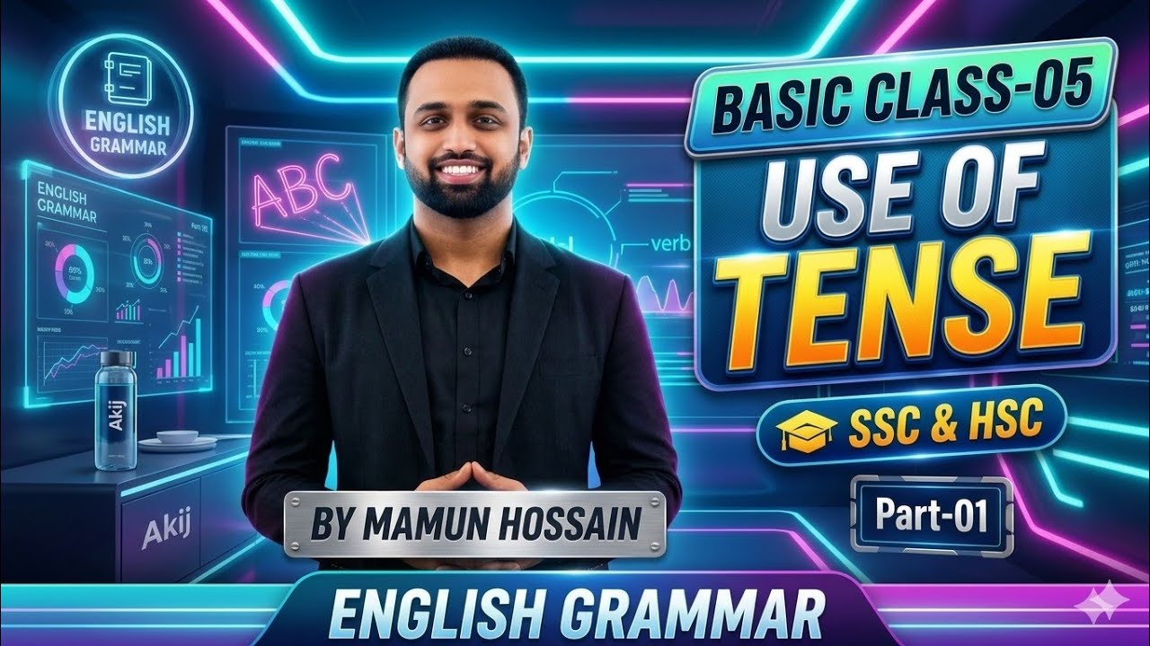 Basic Class-05  |||Use of  Tense Class -02 ||| SSC & HSC ||| English Grammar #mamun_sir