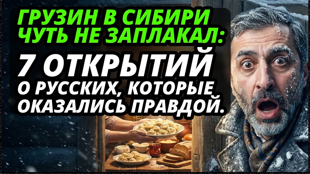 «В Сибири меня переиграли!» - он гордился кавказским гостеприимством, пока не попал в Сибирь...