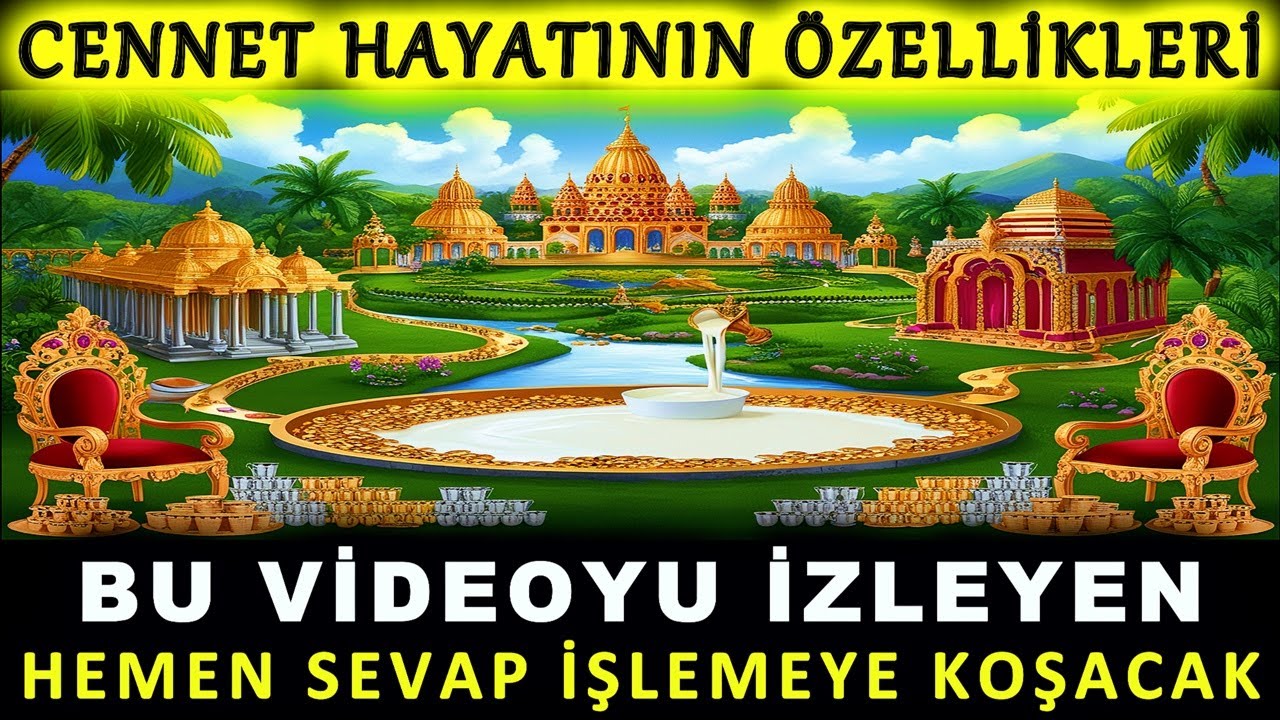 Cennet Hayatının İnanılmaz Özellikleri! Bu Videoyu İzleyen Hemen Sevap İşlemeye Koyulacak!