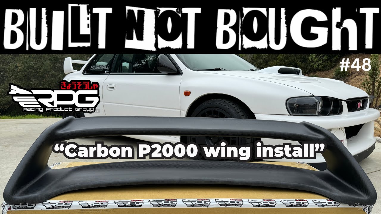 “Carbon P2000 WRC wing install” BUILT NOT BOUGHT #48