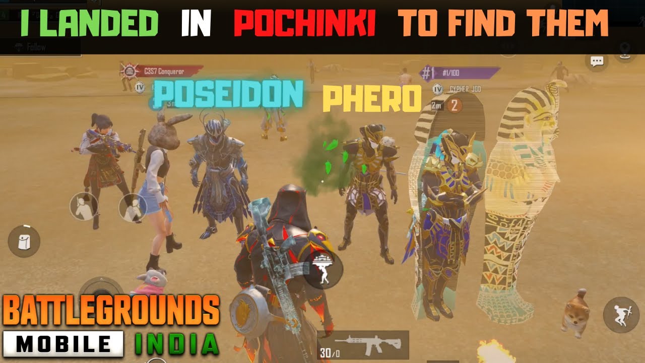 I Landed Pochinki To Find 2 X Suit Player But BGMI Funny Gameplay