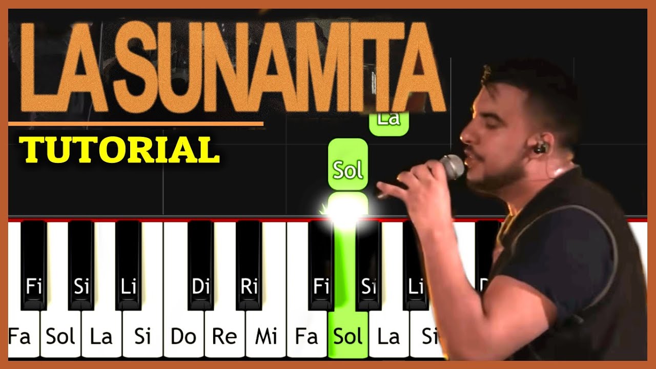 LA SUNAMITA Piano Tutorial Fácil / Como Tocar ADORACIÓN en Piano