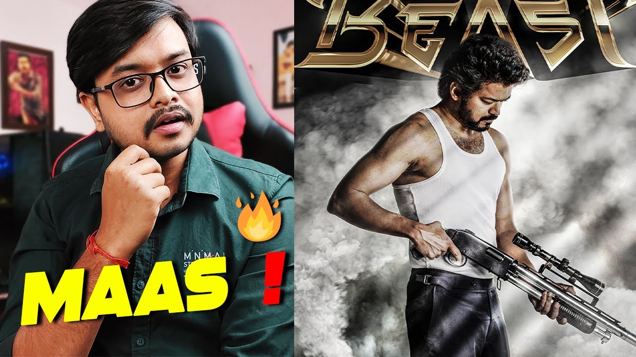 Beast #Thalapathy65 First Look Poster 🔥 | Reaction | Crazy 4 Movie