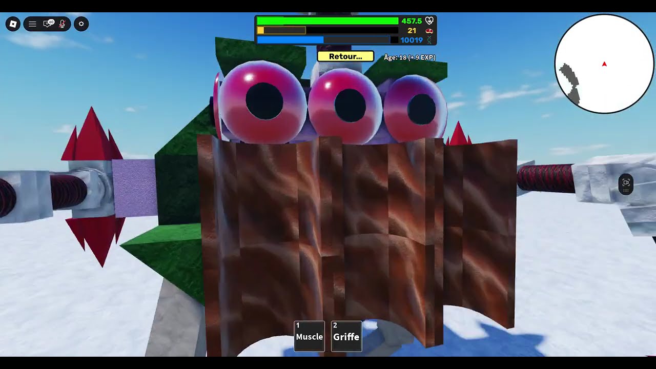 J'ai créer des créatures bizzare sur un jeux sandbox d'évolution