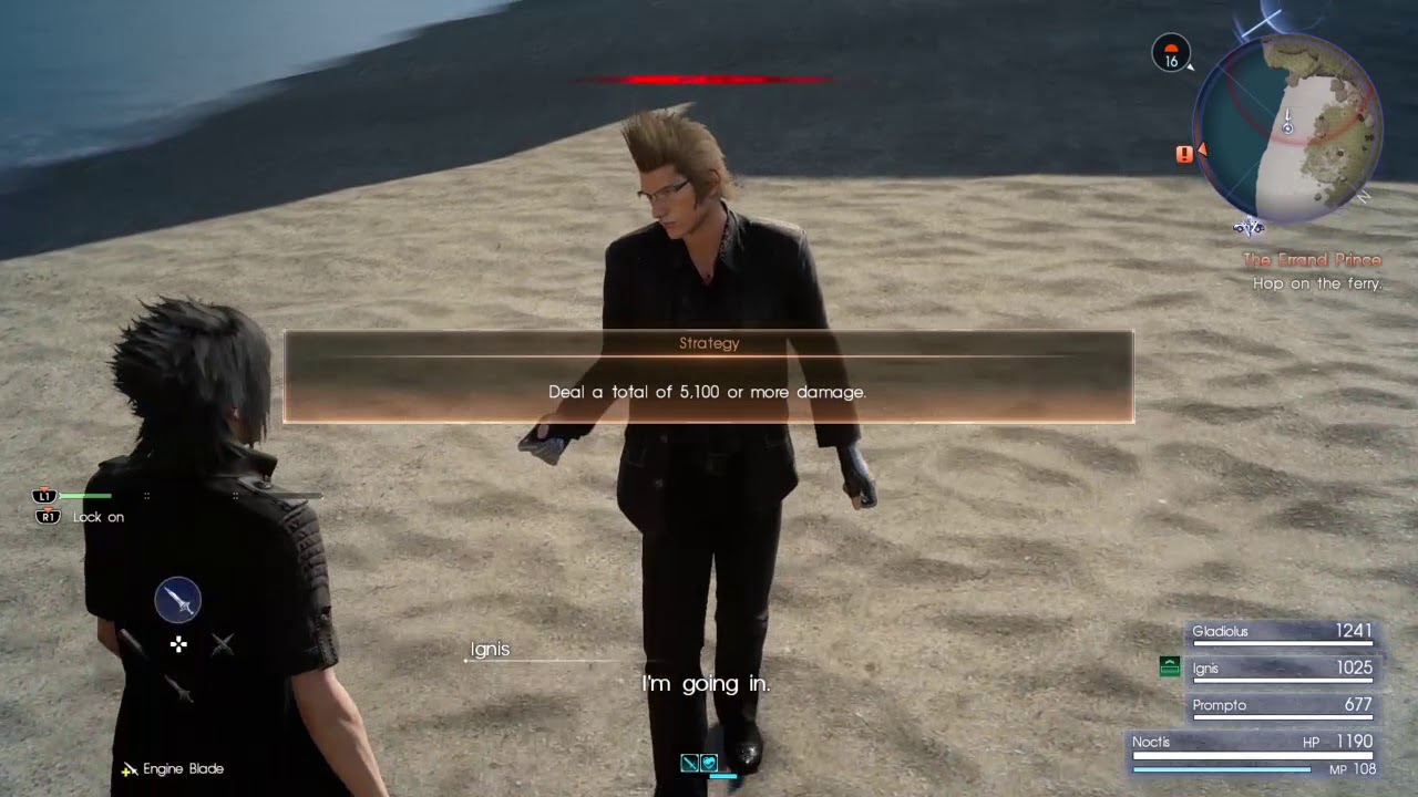 Gladio is a bad influence on Ignis