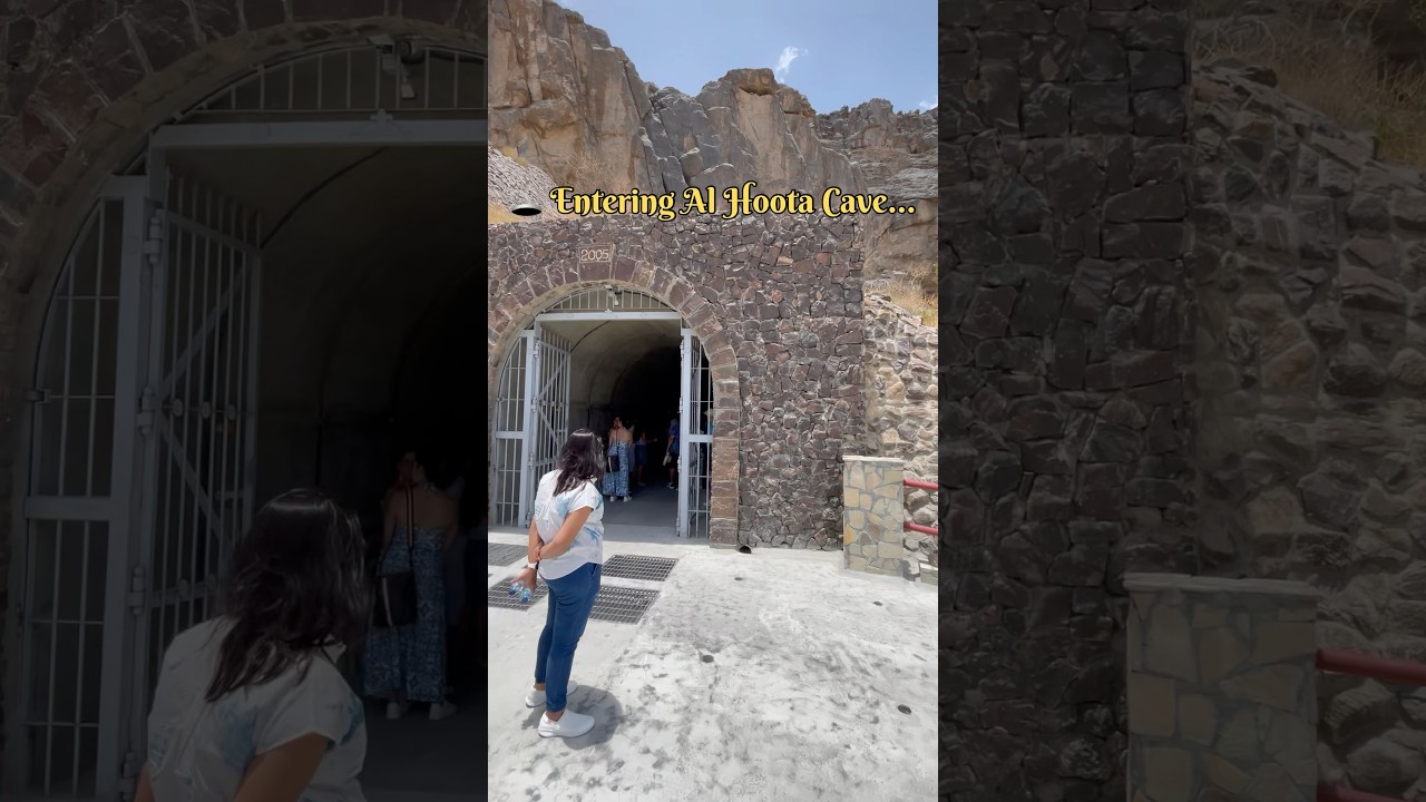 Inside Al Hoota Cave 🌌 | Rock Formations & Underground Water