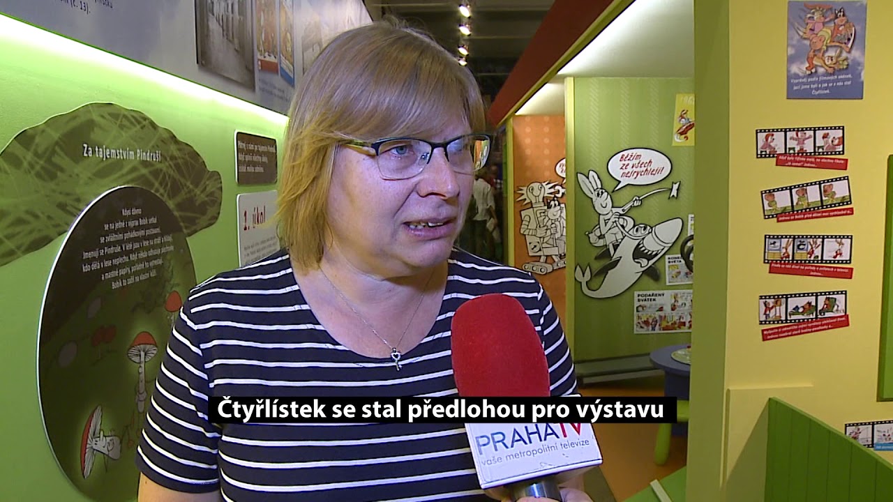 Čtyřlístek se stal předlohou pro výstavu