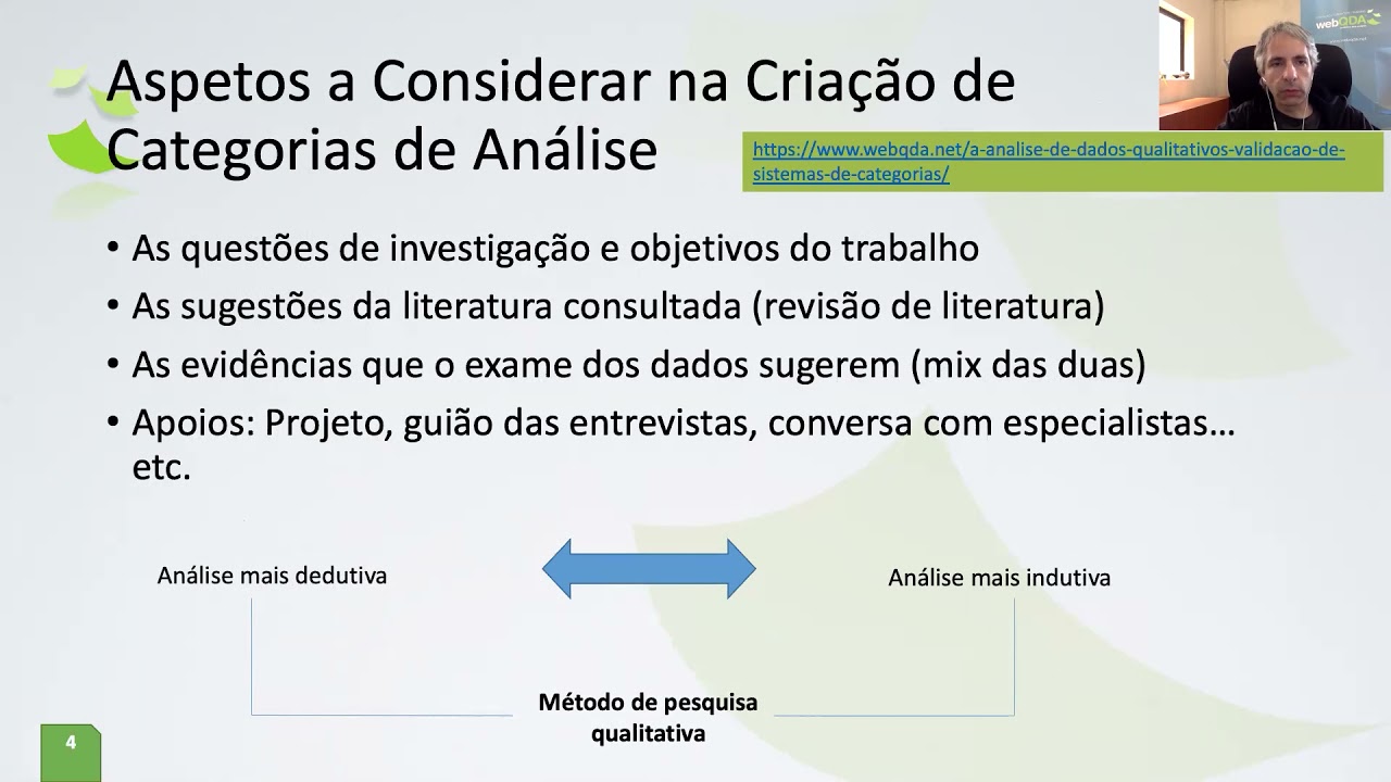 Seminário UERN - Abril 2021 | Sessão de demonstração: Processo de categorização e codificação