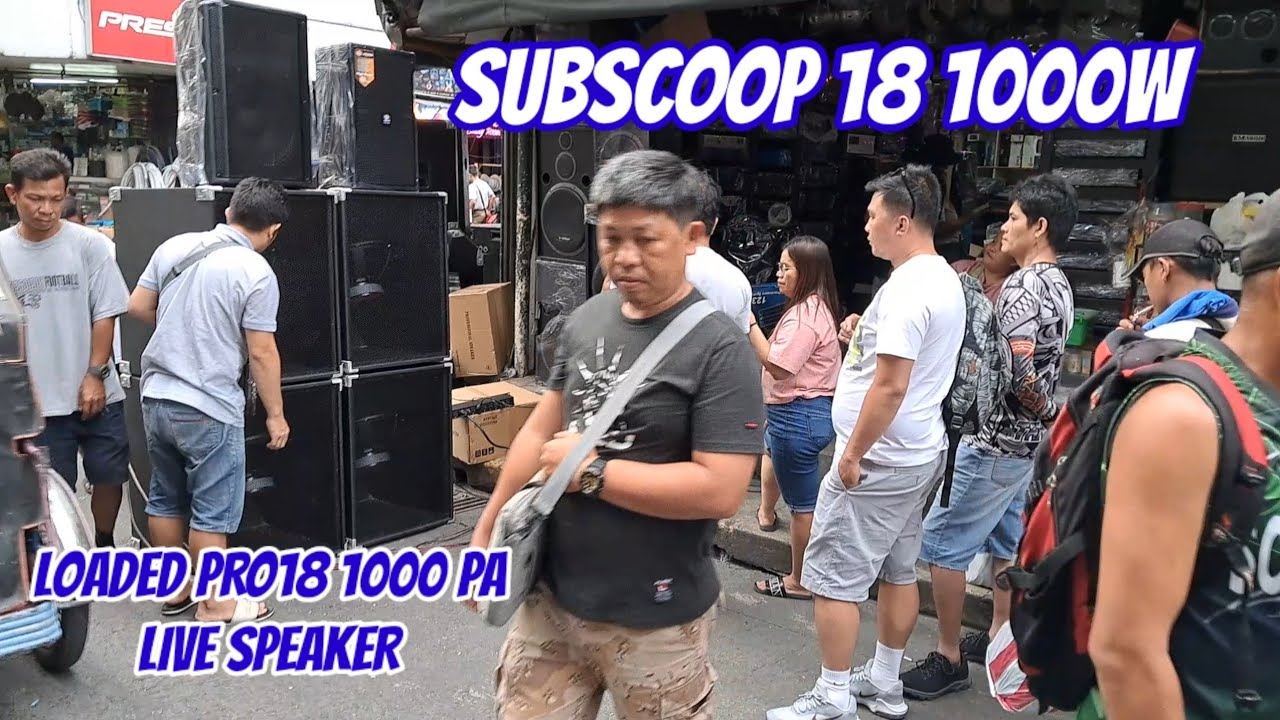 SUBSCOOP 18 LOADED PRO18 1000PA LIVE 1000W ДВОЙНОЙ МАГНИТ // SHOCKWAVE SWA 3500 // SS600 CROWN //...