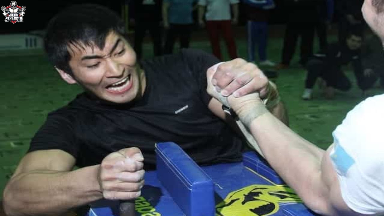 10 Minutes Highlights of the Kazakh Armwrestling Monster Kydyrgali Ongarbaev