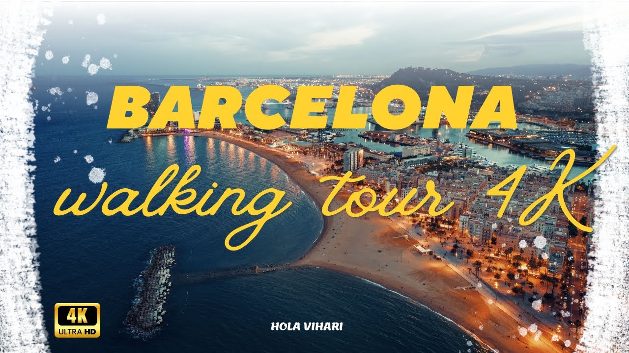Barcelona Walking Tour 4K 2024: Eixample | #barcelona #telugu
