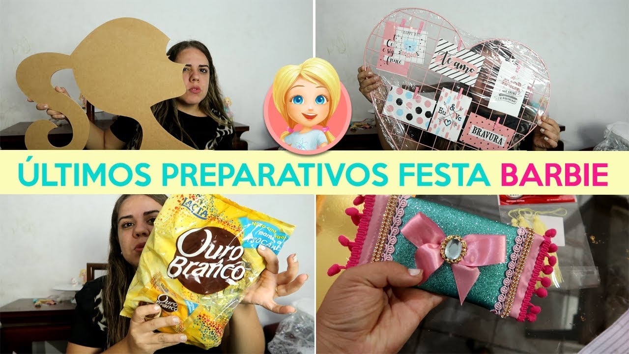 ÚLTIMOS PREPARATIVOS FESTA BARBIE - COMPRAS E ATUALIZAÇÃO!