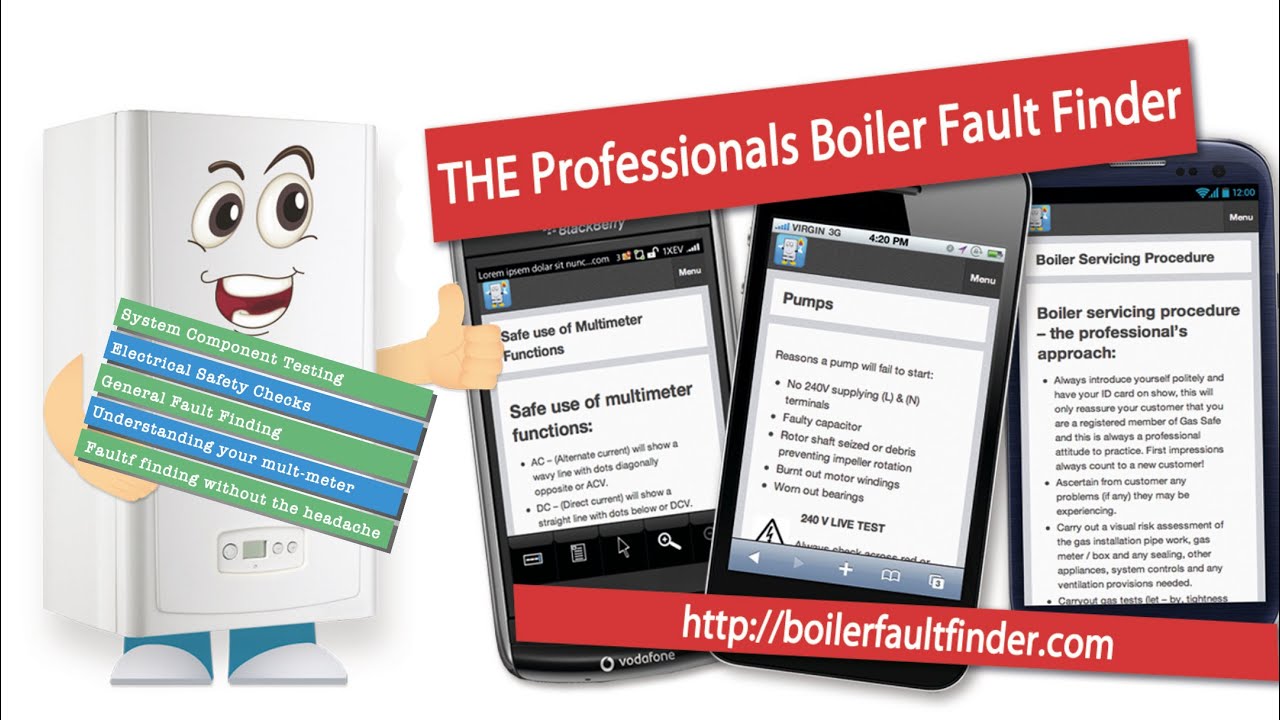 Boiler Fault Finder - THE Heating Engineers Boiler Fault Diagnosis website and manual.