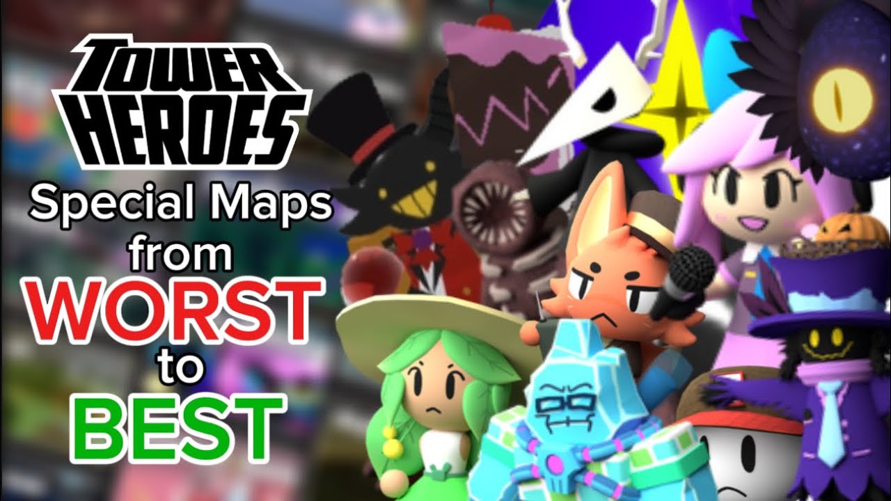 Reviewing every single Tower Heroes special map from WORST to BEST!