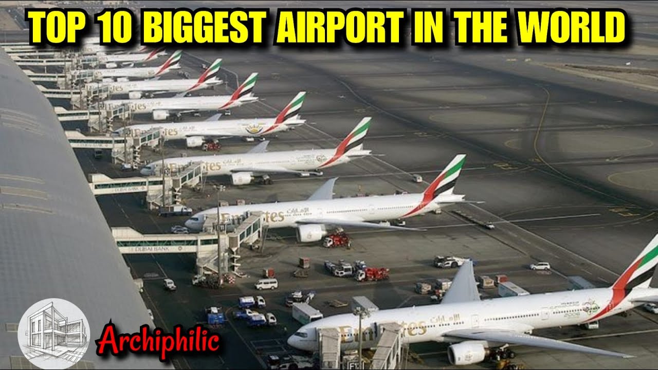 Top 10 Biggest Airport Land Wise ( Area Based ) #archiphilic #airports #top10 #aviation